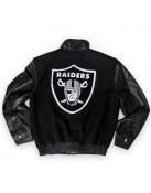 Las Vegas Raiders Varsity Wool & Leather Jacket