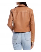 Leather Average Joe Ashley Olivia Fisher Jacket