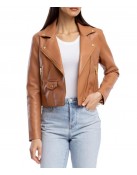 Leather Average Joe Ashley Olivia Fisher Jacket