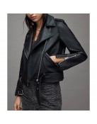 Leather Reagan Baker Swiping America Jacket