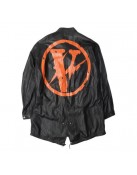 Leather Vlone Friends Black Coat