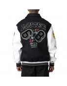 Loiter Varsity Black Jacket