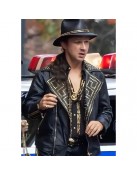 Megalopolis Shia LaBeouf Black Leather Jacket