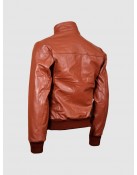 Men’s Tan Brown Leather Jacket for Fashion