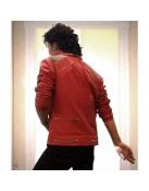 Michael Jackson Beat It Red Leather Jacket