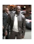 Michael Jordan Brown Leather Jacket