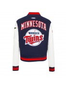 Minnesota Twins Retro Classic Rib Wool Varsity Jacket