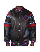 Montreal Alouettes Striped Varsity Leather Jacket