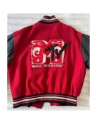 MTV 1992 Varsity Red Wool Jacket