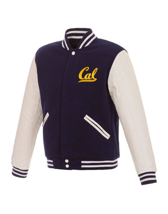 Navy/White California Golden Bears Varsity Jacket