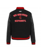 Ohio State University Red Classic varsity jacket