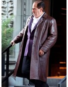 Oswald Cobblepot The Penguin Brown Leather Coat