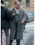 Oswald Cobblepot The Penguin Shearling Leather Coat