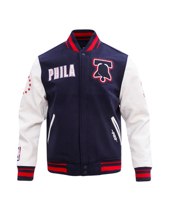 Philadelphia 76ers City of Brotherly Love Varsity Jacket