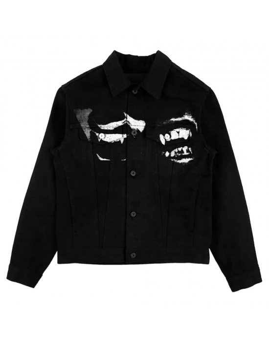 Playboi Carti Black Denim Jacket