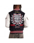 Racing Smoke Rise Wool Varsity Jacket