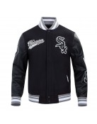 Script Tail Chicago White Sox Classic Rib Varsity Jacket