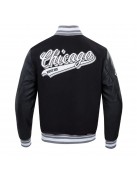 Script Tail Chicago White Sox Classic Rib Varsity Jacket