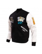 Southern University Homecoming Black and White Varsity Jacket