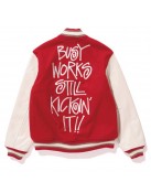 Stussy Bape Wool Varsity Jacket