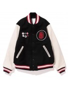 Stussy Bape Wool Varsity Jacket