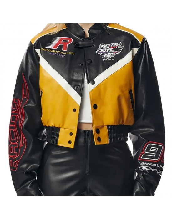 Stylish SMK Leather Jacket - High-Quality Racing Apparel