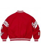 Supreme NY Veritas Full-Snap Wool Varsity Jacket