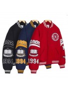 Supreme NY Veritas Full-Snap Wool Varsity Jacket