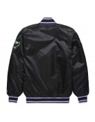 Tampa Bay Rays Classic Black Satin Jacket