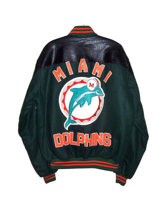 Throwback Miami Dolphins 90’s Varsity Jacket