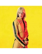 Uma Thurman Kill Bill Yellow Leather Jacket