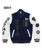 USA Dream Team Destroyed Varsity Jacket