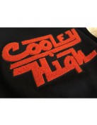 Varsity Cooley High Black and Off White Jacket