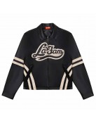 Varsity La Fam Retro Leather Jacket