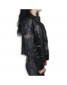 Women’s Megyn AC/DC Leather Jacket