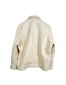 Yellowstone S05 John Dutton Cream White Cotton Jacket