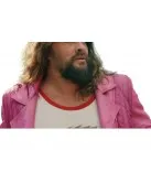 A Minecraft Movie Jason Momoa Pink Leather Jacket